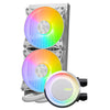 MSI MAG CORELIQUID E240 WHITE AIO Liquid Cooler | 240mm 3000 RPM 75.04 CFM PWM RGB White
