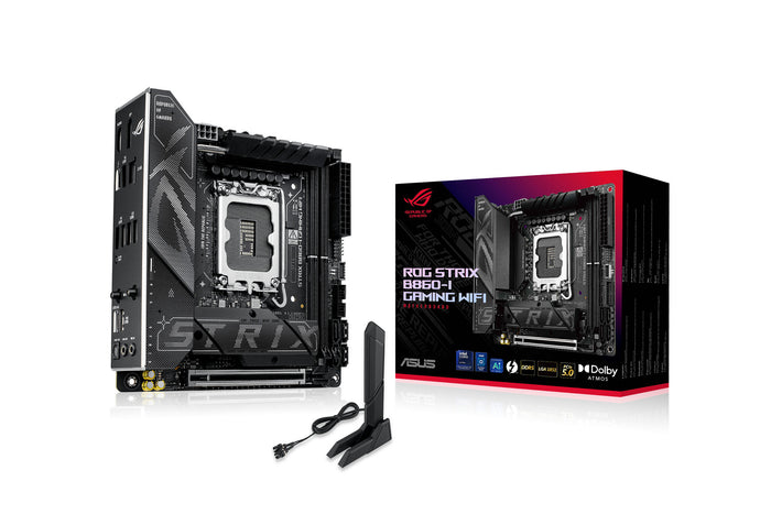 ASUS ROG STRIX B860-I GAMING WIFI Mini-ITX Motherboard | LGA1851 | 2x DDR5 Slots | Wi-Fi 7