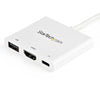 StarTech USB-C Multiport Adapter with HDMI - USB 3.0 Port - 60W PD - White