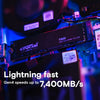 Crucial CT4000T500SSD3 4 TB Laptop Internal SSD | NVMe PCI Express 4.0 M.2