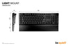 be quiet! Light Mount Silent Tactile UK ISO keyboard Gaming USB QWERTY UK English Black