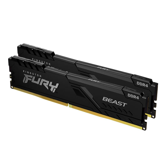 Kingston FURY Beast 32 GB (2x16 GB) DDR4 3600 MHz Memory Kit | CL18, XMP, Heatsink