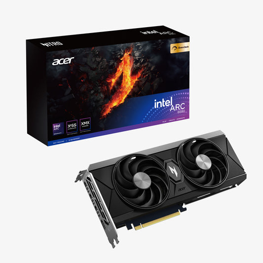 Acer Arc B580 12 GB GDDR6 Overclocked Graphics Card | PCIe 4.0 x8 | 3 x DP and 1 x HDMI | Active Cooling