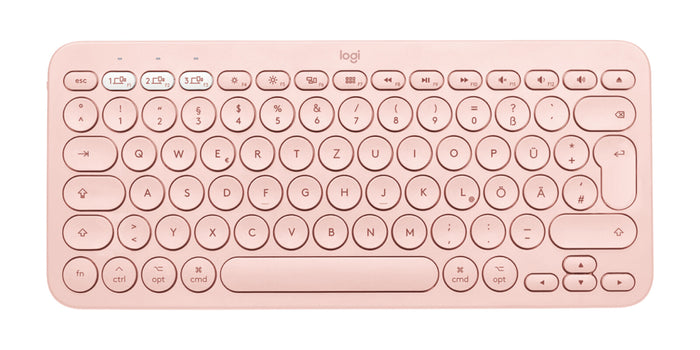 Logitech K380 for Mac Multi-Device Bluetooth Keyboard Keyboard | Wireless, QWERTY, Pink