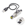StarTech.com Gigabit Fiber to RJ45 Ethernet Media Converter Dongle, Optical Singlemode 10km/Multimode 800m, USB Powered, Compact Design, Metal Housing, Micro Mini, TAA