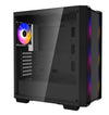 DeepCool CC560 ARGB Midi Tower PC Case Black | Liquid Cooling Support