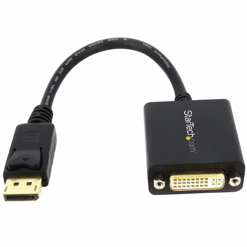 .com DisplayPort to DVI Adapter DisplayPort to DVI D Adapter Video Converter 1080p DP 1.2 to DVI Monitor Display Cable Adapter Dongle DP to DVI Adapter Latching DP Connector