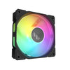 ASUS TUF Gaming TR120 ARGB Reverse Fan - Triple Pack Case Fan | 120mm PWM RGB Hydraulic Bearing Black