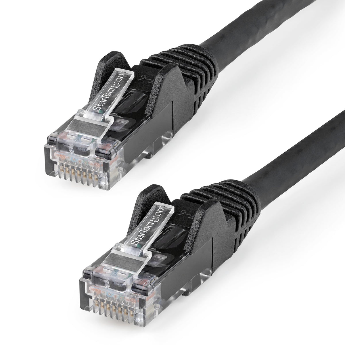 StarTech 3m CAT6 Ethernet Cable - LSZH (Low Smoke Zero Halogen) - 10 Gigabit 650MHz 100W PoE RJ45 10GbE UTP Network Patch Cord Snagless with Strain Relief - Black, CAT 6, ETL Verified, 24AWG