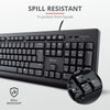 Trust Primo Keyboard | Wired, QWERTY, Black, Mouse Included