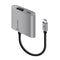 ALOGIC USB-C MultiPort Adapter with HDMI 4K/USB 3.0/USB-C with Power Delivery (60W) - VROVA Plus Series - Space Grey