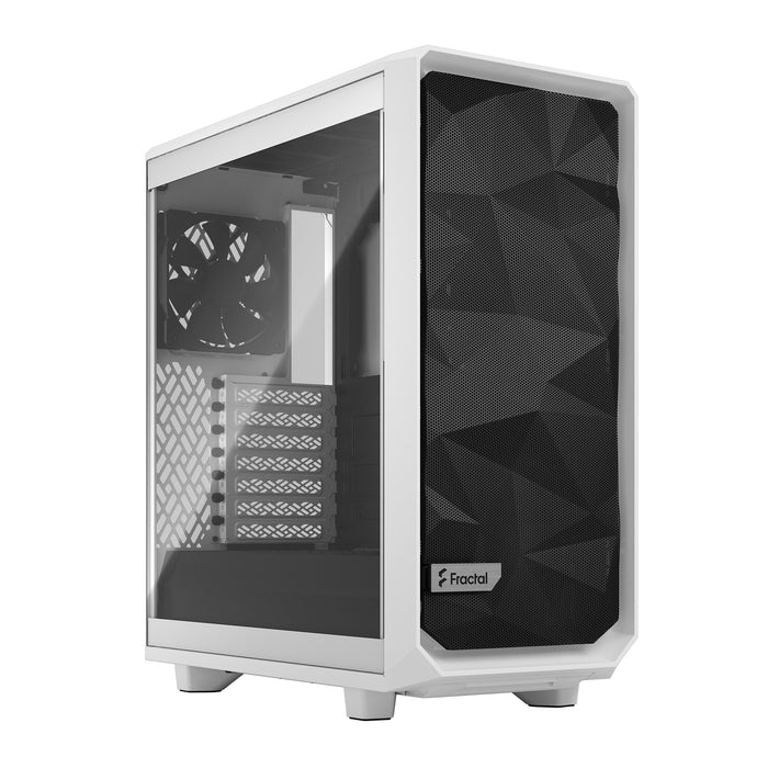 Fractal Design Meshify 2 Compact Tower PC Case White | Liquid Cooling Support
