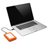 LaCie Rugged Mini 1 TB 2.5" Encrypted External HDD | USB 3.2  Orange, Silver