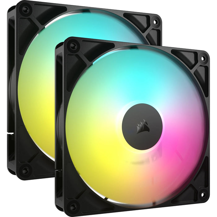 Corsair RS140 ARGB Case Fan | 140mm 1700 RPM 95.5 CFM PWM RGB Black