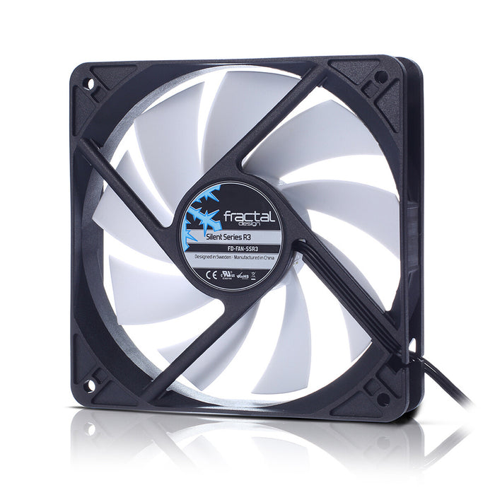 Fractal Design Silent Series R3 50mm Case Fan | 50mm 3500 RPM 6.8 CFM Black