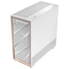 Antec FLUX PRO White EUV ARGB Full Tower PC Case White, Wood | Liquid Cooling Support