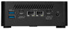 MSI Cubi NUC 1M Intel Core 3 100U (14th Gen) Barebone, NUC, SFF, Mini Computer, HTPC, (NO RAM, NO Storage, NO OS), Intel Graphics/DDR5/Dual ThunderBolt 4/Dual HDMI/Dual LAN/WiFi 6E/BT 5.3/VESA