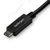 StarTech.com 10ft (3m) USB C to DVI Cable - 1080p (Single Link) USB Type-C (DP Alt Mode HBR2) to DVI-Digital Video Adapter Cable - Works w/ Thunderbolt 3 - Laptop to DVI Monitor/Display