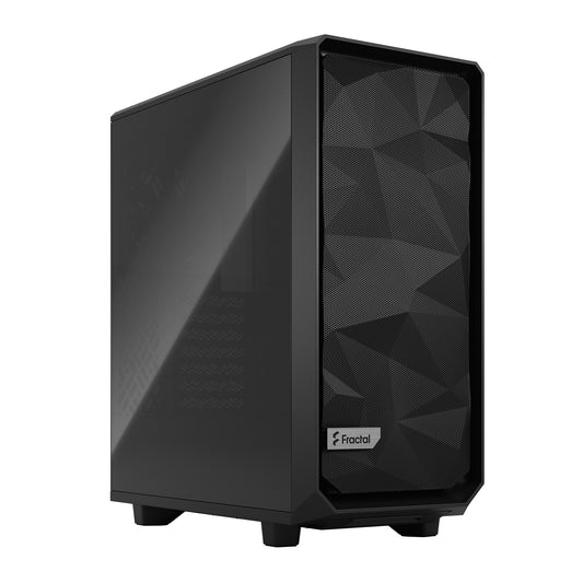 Fractal Design Meshify 2 Compact Tower PC Case Black | Liquid Cooling Support