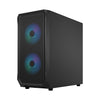 Fractal Design Focus 2 RGB PC Case Black | Liquid Cooling Support