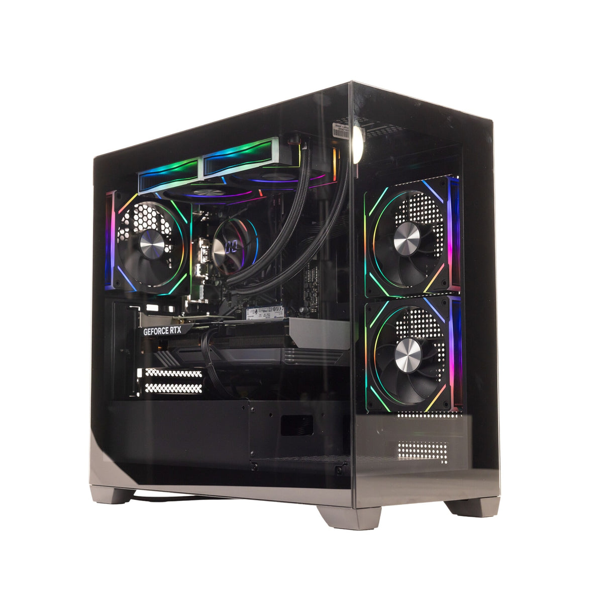 GTR Gaming PC | AMD Ryzen 7 9800X3D | RTX 5060 8GB GDDR7 | 32GB DDR5 5600MHz | 1TB NVMe SSD | 600W 80+ Bronze PSU | ARGB Glass Case | Wi-Fi | Windows 11 Home