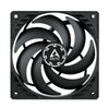 ARCTIC P12 Slim Pressure-optimised Fan | 120mm 2100 RPM 41.1 CFM PWM Fluid Dynamic Bearing (FDB) Black