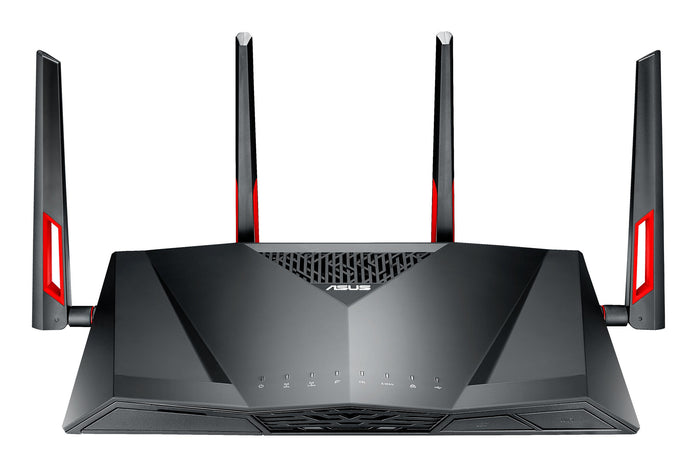 ASUS DSL-AC88U wireless router Gigabit Ethernet Dual-band (2.4 GHz / 5 GHz) 4G Black