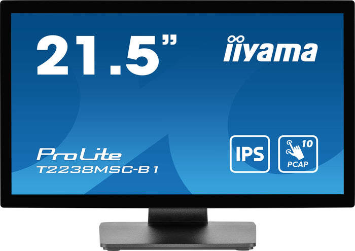 iiyama ProLite T2238MSC-B1 22" Full HD Monitor | 1920 x 1080 HDMI DP