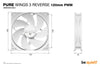 be quiet! Pure Wings 3 120 mm PWM Reverse Triple Pack White Computer case Fan 12 cm 3 pc(s)