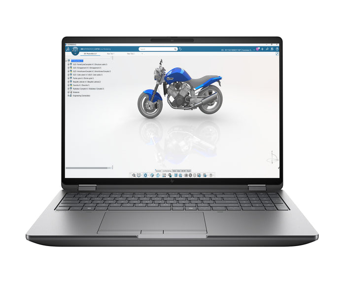 HP ZBook Fury G1i Data Science Intel Core Ultra 7 255HX Mobile workstation 40.6 cm (16") WUXGA 32 GB DDR5-SDRAM 1 TB SSD NVIDIA RTX PRO 1000 Blackwell Wi-Fi 7 (802.11be) Windows 11 Pro AI Workstation, AI PC Silver