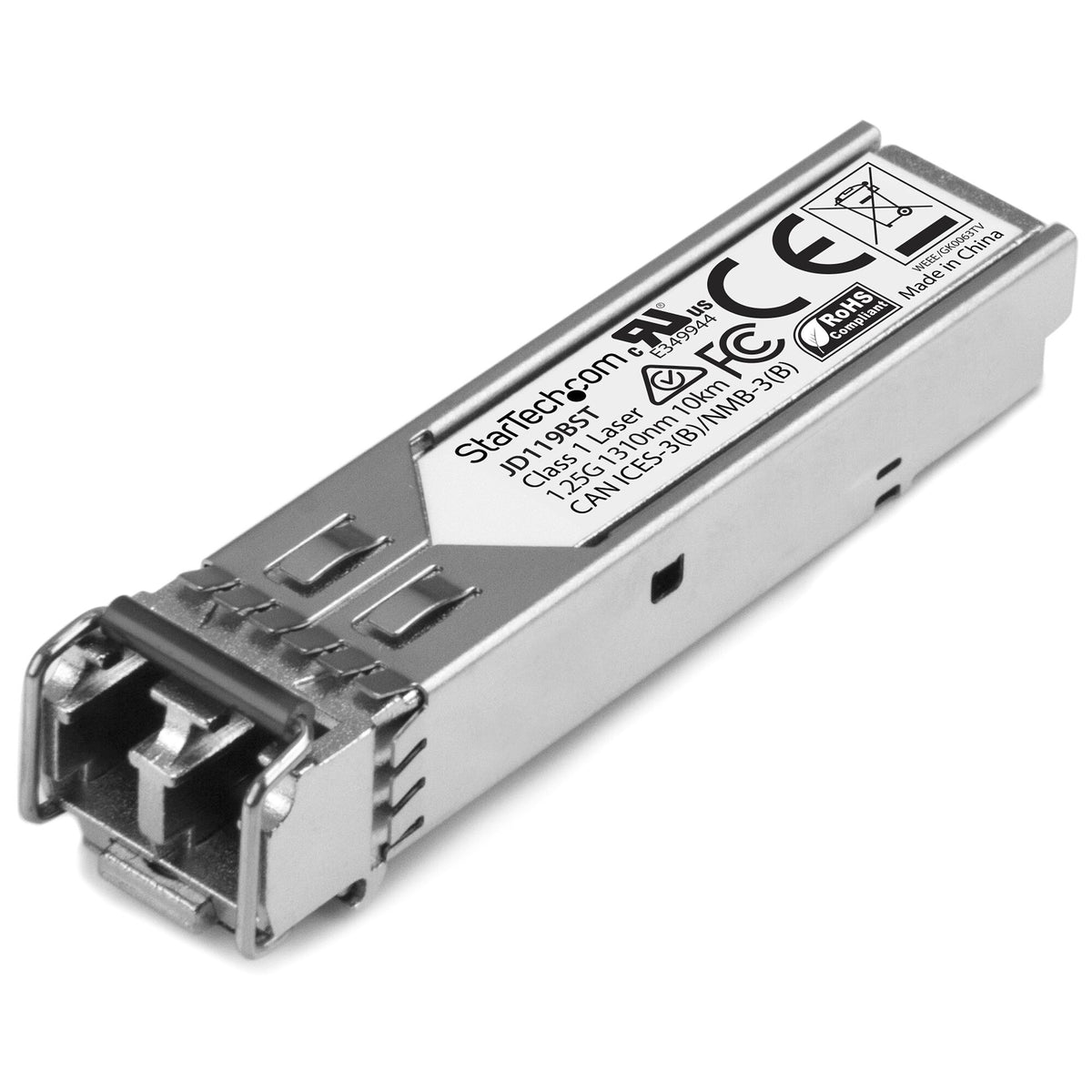 StarTech HP JD119B Compatible SFP Transceiver Module - 1000BASE-LX~HPE JD119B Compatible SFP Module - 1000BASE-LX - 1GbE Single Mode Fiber Optic Transceiver - 1GE Gigabit Ethernet SFP - LC 10km - 1310nm - DDM HPE 5900, 12500, 5500