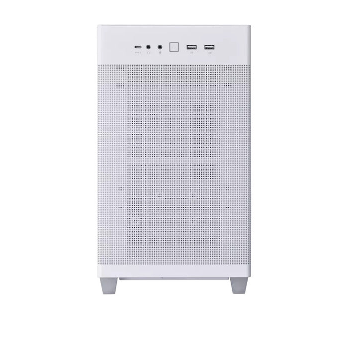 ASUS AP201 ASUS PRIME CASE TG WHITE Mini Tower PC Case White | Liquid Cooling Support