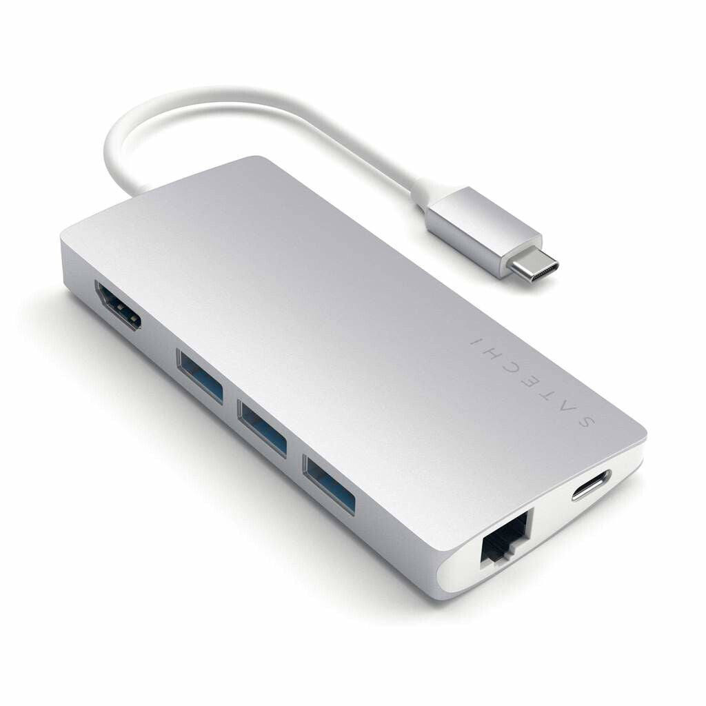 Satechi ST-TCMA2S interface hub USB 3.2 Gen 1 (3.1 Gen 1) Type-C 5000 Mbit/s Silver