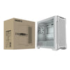 Gigabyte C102 GLASS RGB Midi Tower PC Case White | Liquid Cooling Support