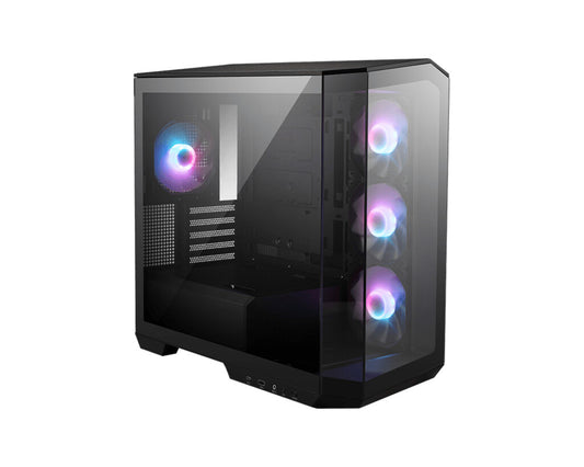 MSI MAG PANO M100R PZ ARGB Micro Tower PC Case Black | Liquid Cooling Support