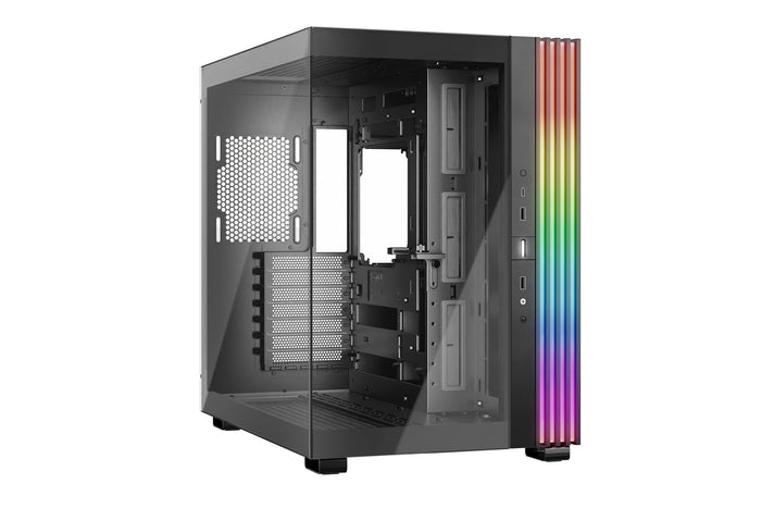 be quiet! LIGHT BASE 600 DX Black ARGB Midi Tower PC Case Black | Liquid Cooling Support