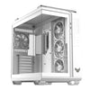 ASUS TUF GAMING GT502 Horizon TG ARGB White Midi Tower PC Case White | Liquid Cooling Support