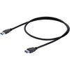 StarTech 1m Black SuperSpeed USB 3.0 Extension Cable A to A - M/F
