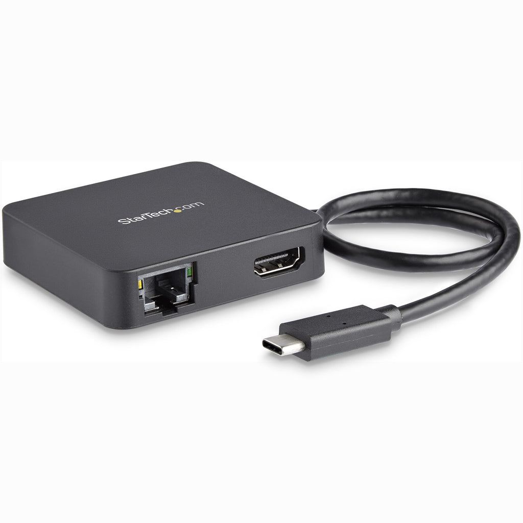 .com USB C Multiport Adapter Portable USB C Mini Dock 4K HDMI Video Gigabit Ethernet USB 3.0 Hub USB Type C Multiport Adapter Thunderbolt 3 Compatible