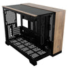 Corsair CC-9011286-WW Midi Tower PC Case Black, Walnut | Liquid Cooling Support