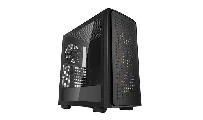 DeepCool CK560 ARGB Midi Tower PC Case Black | Liquid Cooling Support