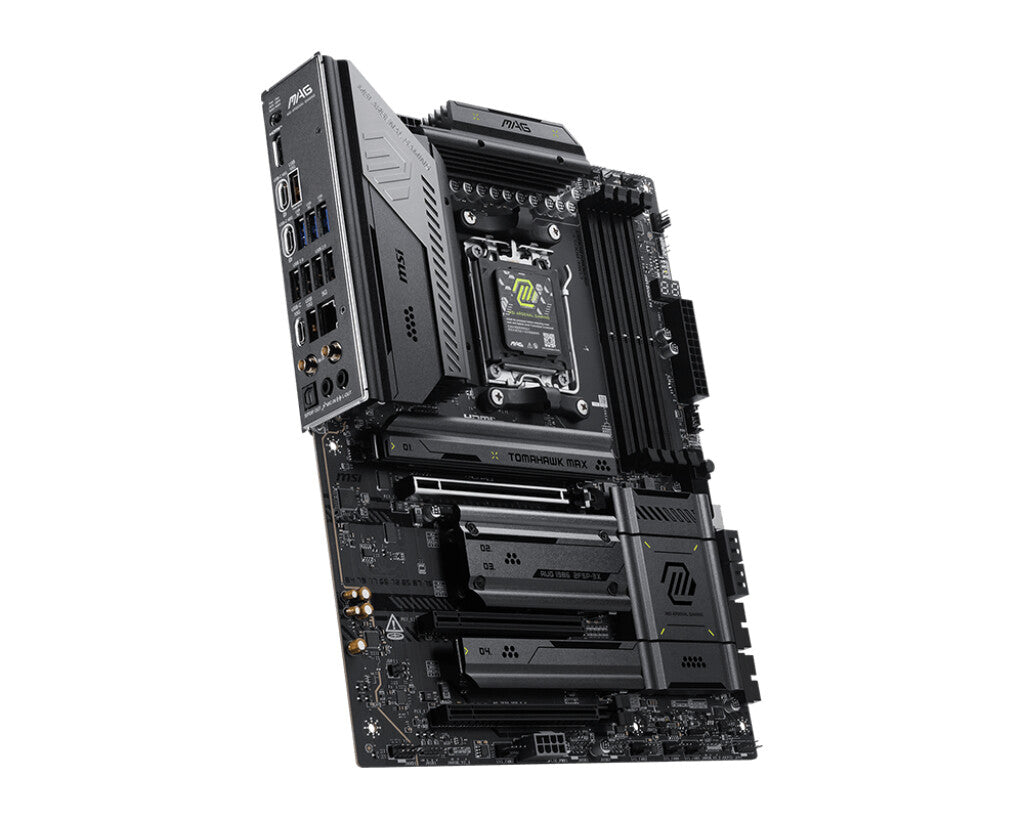 MSI MAG X870E TOMAHAWK MAX WIFI ATX Motherboard | AM5 | 4x DDR5 Slots ...