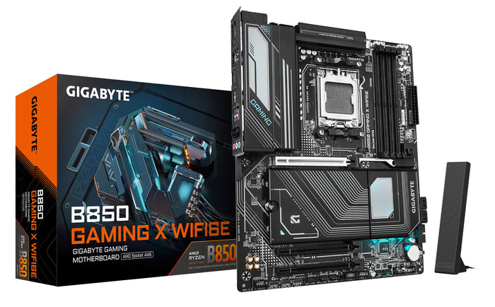 Gigabyte B850 GAMING X WIFI6E ATX Motherboard | AM5 | 4x DDR5 Slots | Wi-Fi 7