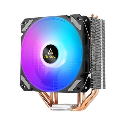 Antec A400i Cooler | 120mm 1800 RPM 72 CFM PWM RGB Black