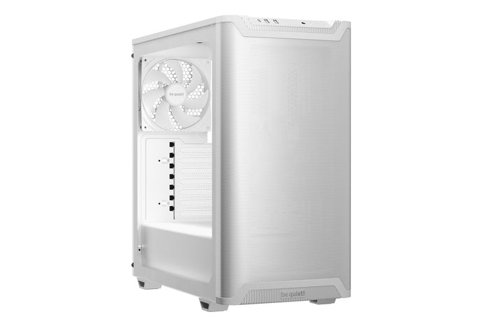 be quiet! PURE BASE 501 Airflow Window White Midi Tower PC Case White | Liquid Cooling Support