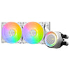 MSI MAG CORELIQUID E240 WHITE AIO Liquid Cooler | 240mm 3000 RPM 75.04 CFM PWM RGB White