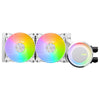 MSI MAG CORELIQUID E240 WHITE AIO Liquid Cooler | 240mm 3000 RPM 75.04 CFM PWM RGB White