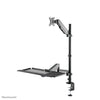 Neomounts desk mounted sit-stand workstation