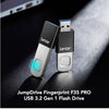 Lexar JumpDrive LJDF35P256G-RNBNG USB flash drive 256 GB USB Type-A 3.2 Gen 1 (3.1 Gen 1) Black, Silver