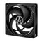 ARCTIC P12 - Pressure-optimised Fan | 120mm 1800 RPM 56.3 CFM Fluid Dynamic Bearing (FDB) Black